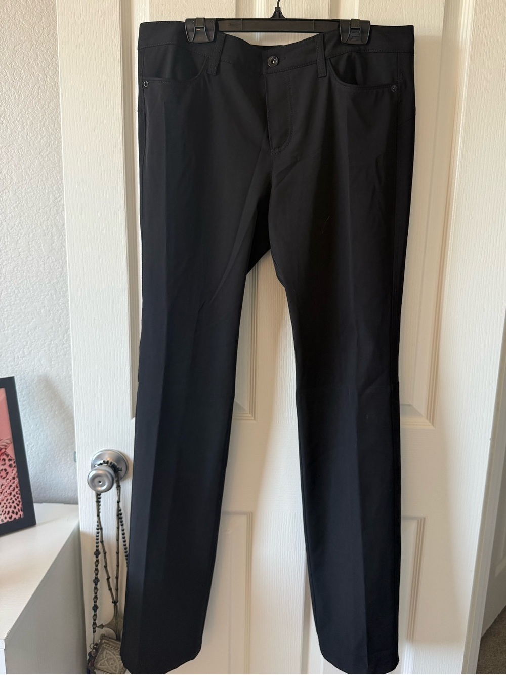 Oui Moments Black Stretch Dress Pants Trousers Size UK 16 / US 10-12